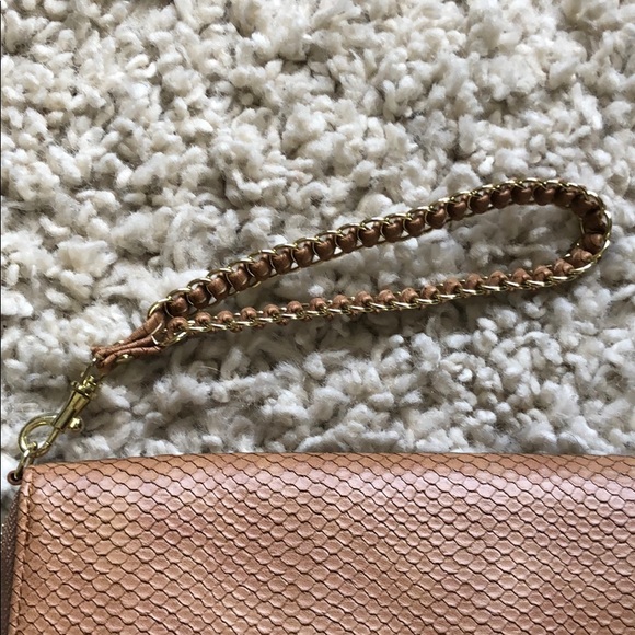 Cute Tan Clutch Wristlet - Picture 5 of 6